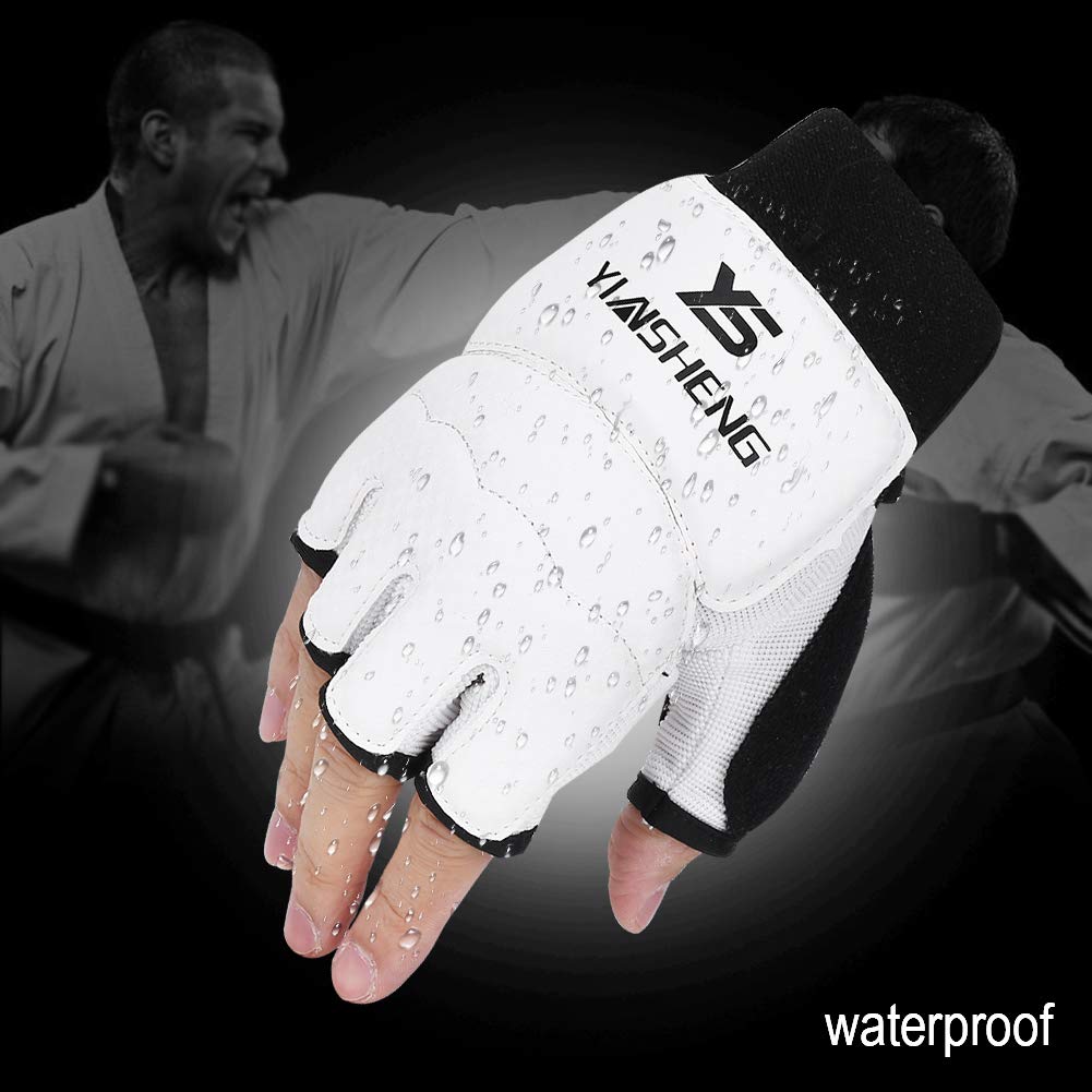 Tbest Taekwondo Kinder,Taekwondo des Mains Formation de Boxe Adulte/Enfants Taekwondo Sparring des Pieds pour Le Pied Couverture de Boxe(S-Main)