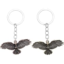 2 Pack of Set Eagles Keychain for Women Men,Eagle Animal Charm Set Key Chain Accessories Gifts For Car Key Ring,Backpacks,Hand Bag