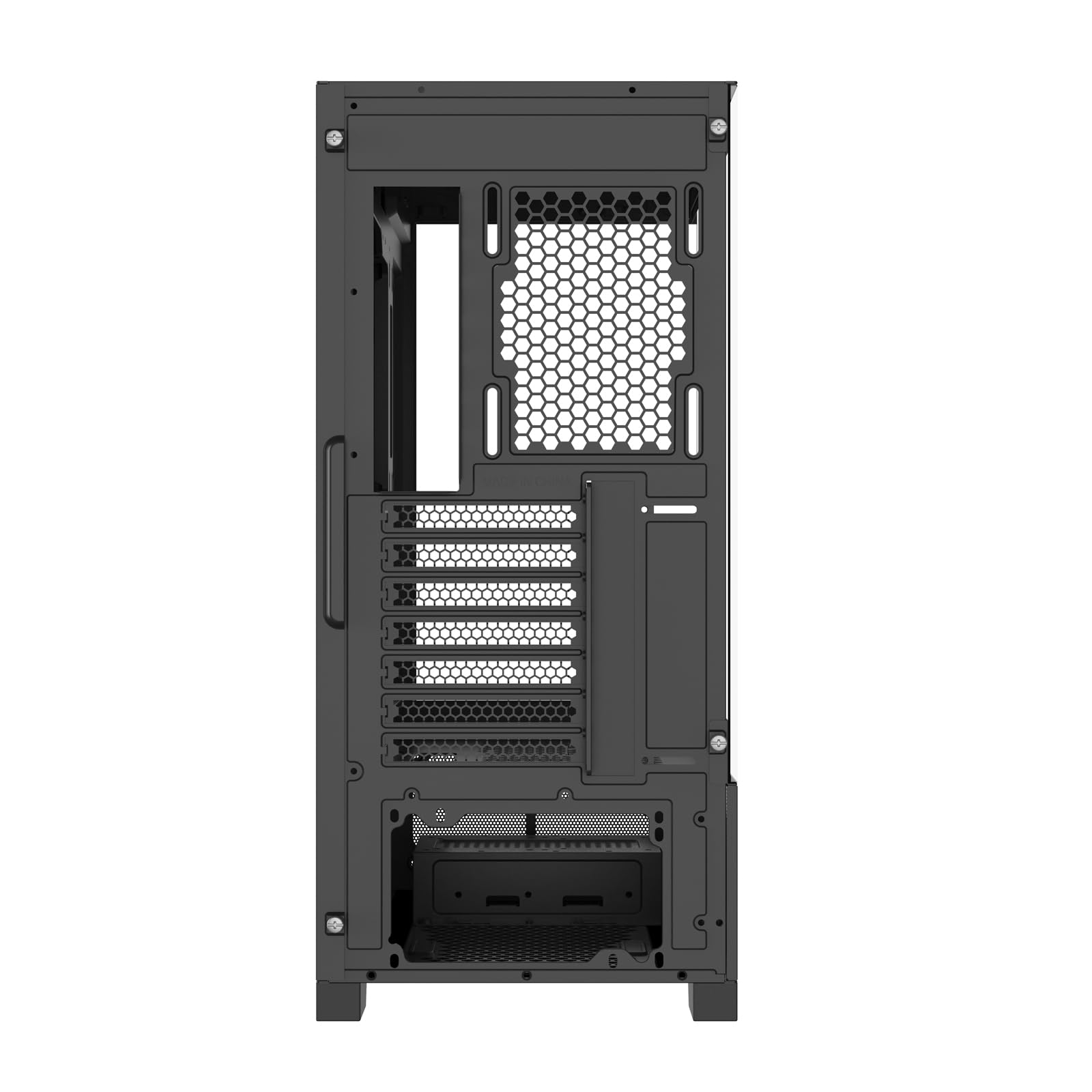 Xilence X218.ARGB XILENT Beam Gaming PC Gehäuse, 3X PWM Lüfter, ATX Midi Tower Case, Aquarium Glas Optik, hoher Airflow, optimiertes Kabelmanagement, PWM Control Board