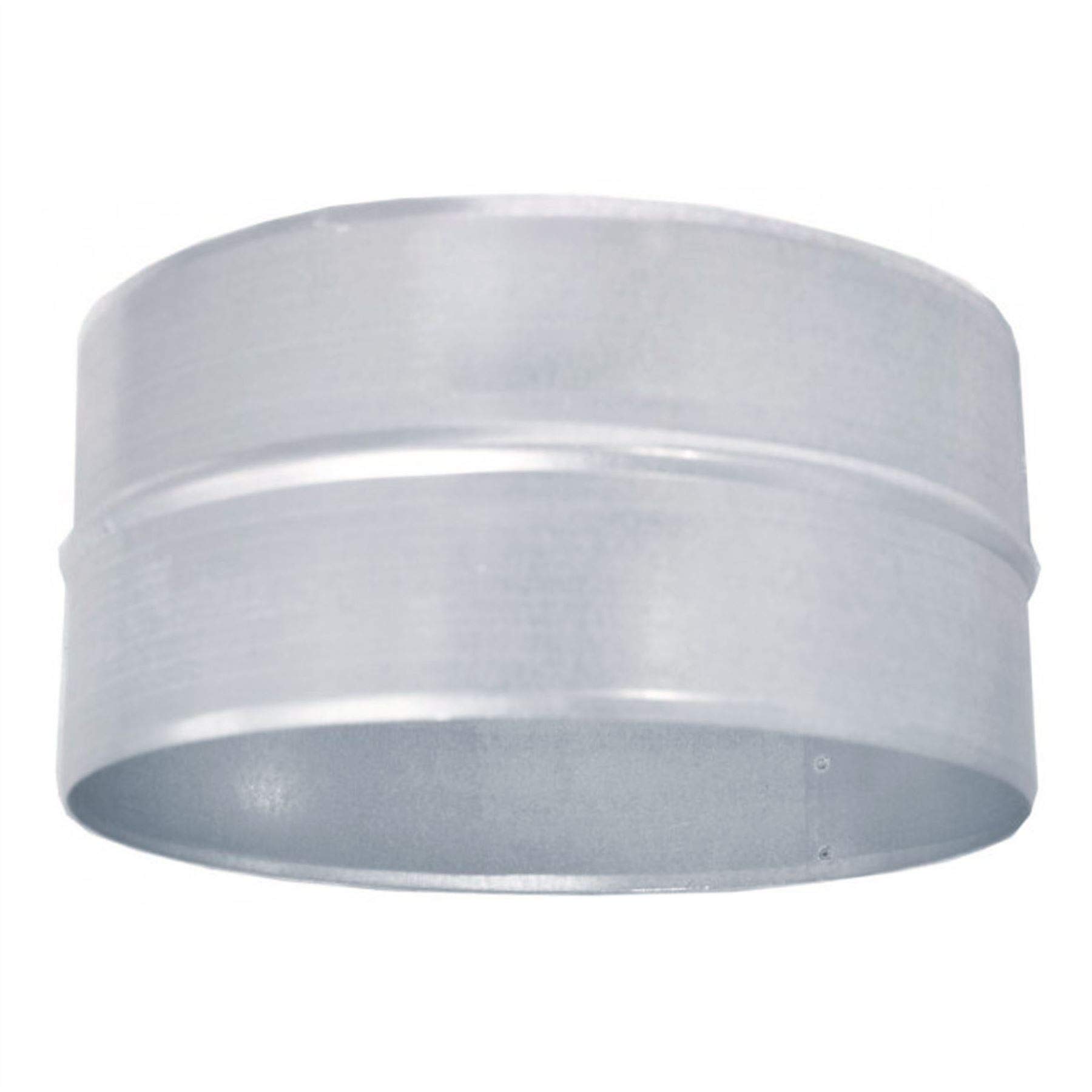 Proper Tools Ventilation Ducts, Connector Pipe, Joiner - 160Mm- Galvanised- Ducting Tube Connect, Flue Liner, Chimney Flue