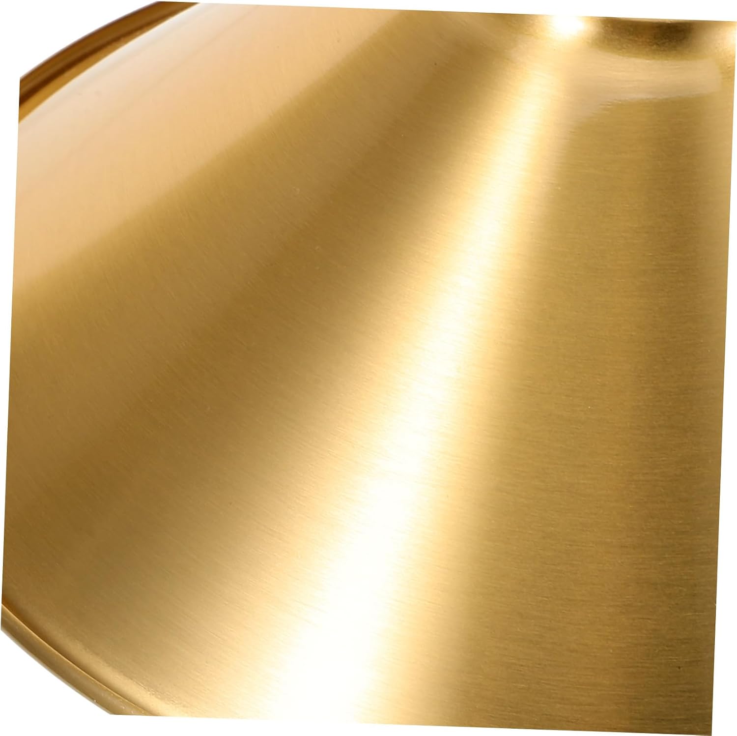 Copper Plated Metal Hanging Light Shade Decorative Pendant Lamp Cover for Ceiling Fixtures Compatible with Bulbs for Home Bar Porch and Restaurant Lighting