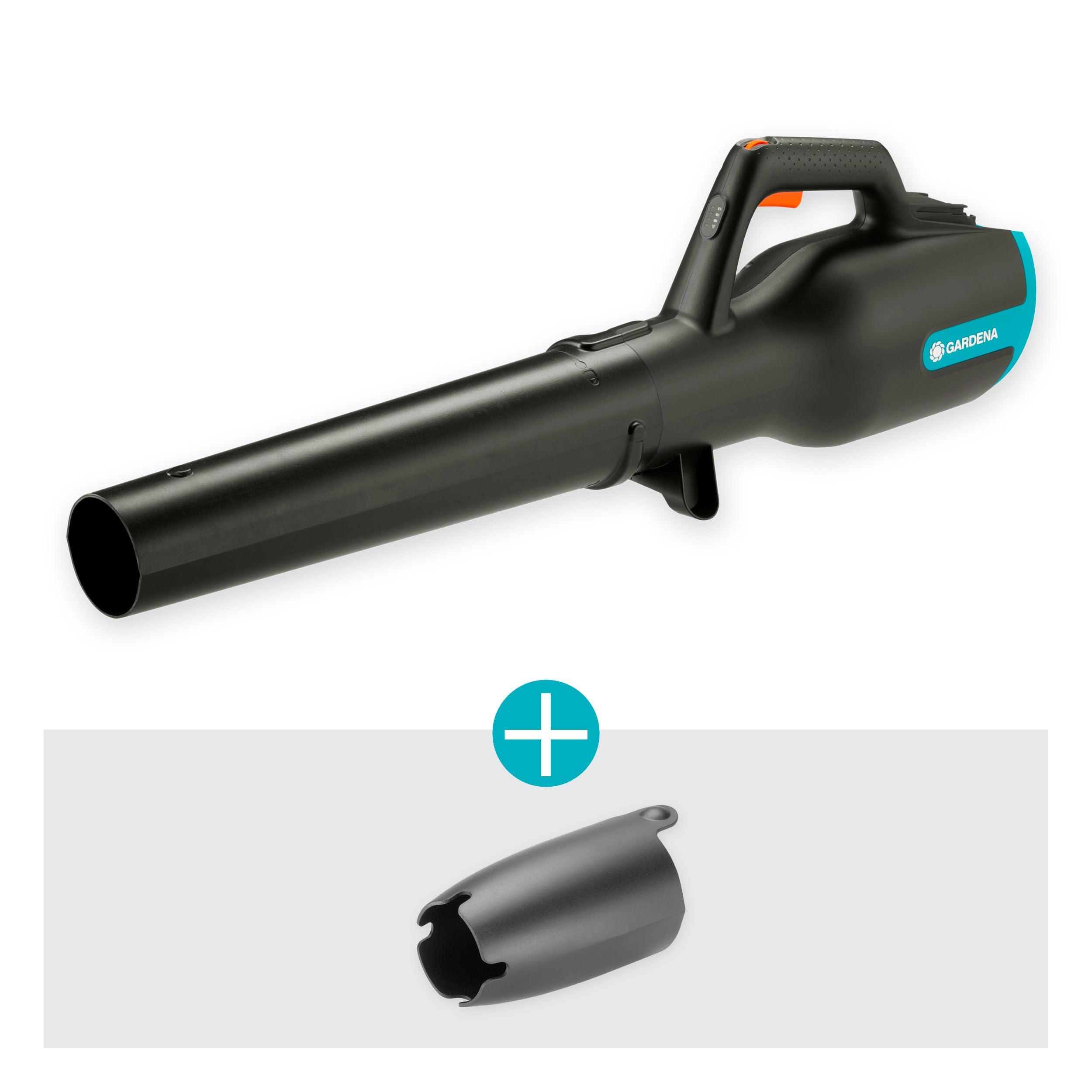 Gardena Soffiatore A Batteria PowerJet 18V P4A Solo: Rimozione delle foglie, Velocità regolabile, Elevato flusso d'aria, Leggero, Senza fili (14890-55)