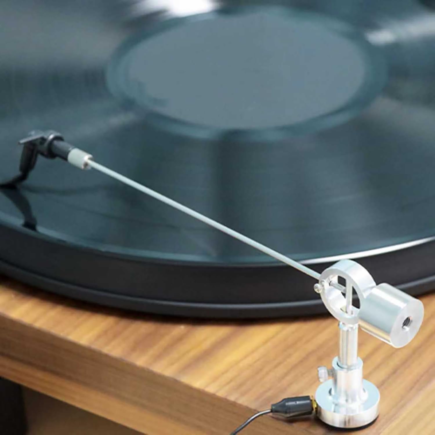 Braccio Per La Pulizia Dei Giradischi, Spazzola Antistatica Per Dischi In Vinile, Rimuove Polvere Ed Elettricità Statica, Altezza Regolabile Da 4,5 a 6 Cm, Per Giradischi E Lettori Di Dischi In Vinile