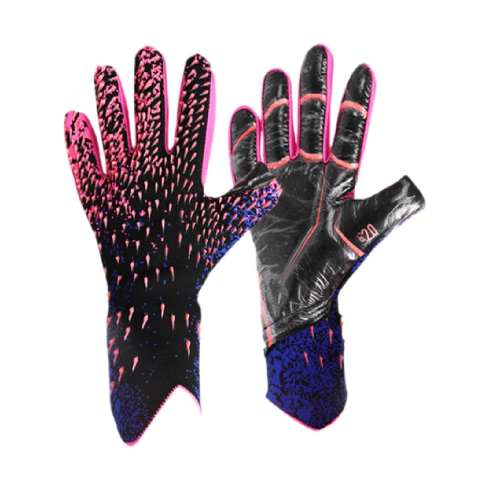 TRENDYNEST Football Goalkeeper Gloves Non Slip Training Gloves for Outdoor Games Sports Pink Size 6 | Gloves | Clothing, Shoes & Accessories | Soccer-image-43