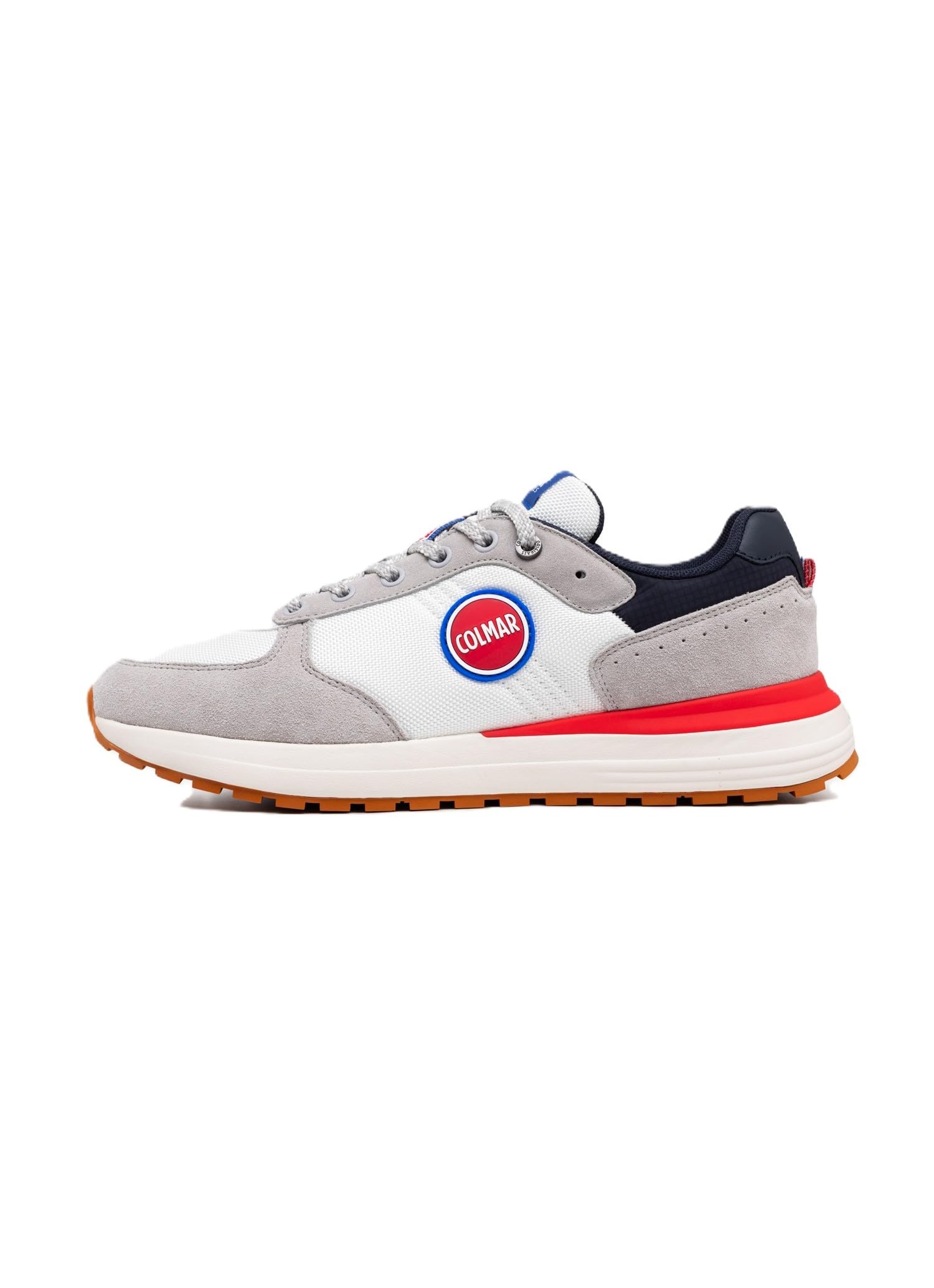 Colmar Travis Originals, Scarpe Unisex Adulto, White-​Red-​Navy, 45 EU