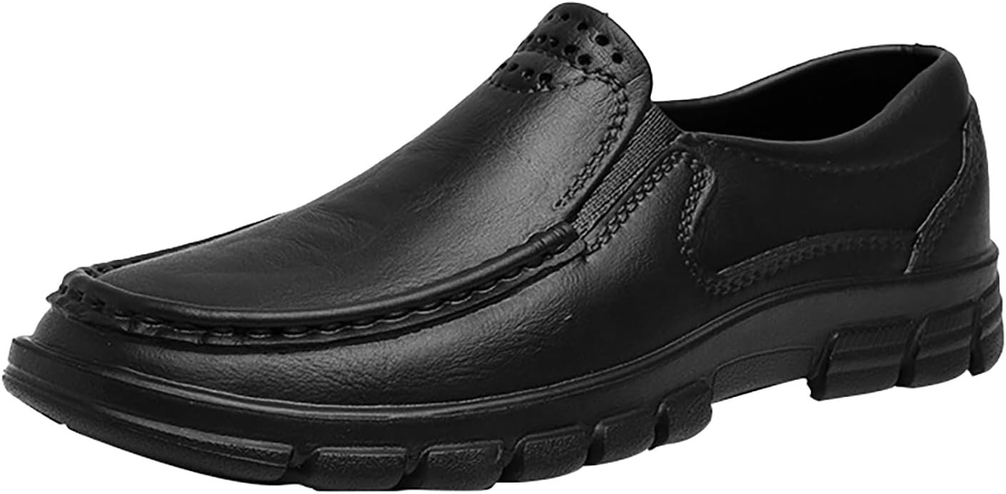 Men'S Dress Shoes Leather Lined Formal Oxfords Shoes Men'S Casual Loafers Classic Business Leather Shoe Comfortable Commuter Office Walking Shoe Fashion Moccasins Office Dress Outdoor Loafers