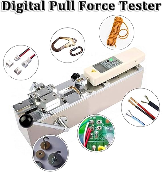 Digital Pull for Tester,Digital Terminal Pull Off for Tester Pull Tester Portable Wire Harness Terminal Tensile for Testing Meter 500N