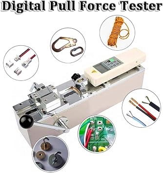 Digital Pull for Tester,Digital Terminal Pull Off for Tester Pull Tester Portable Wire Harness Terminal Tensile for Testing Meter 500N