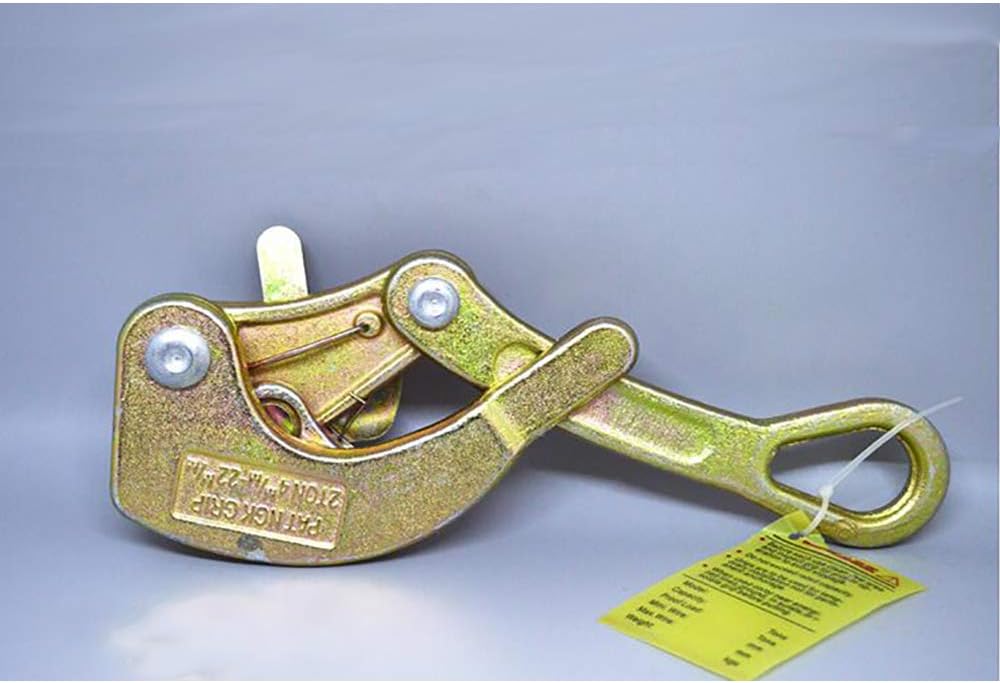 1X Wire Grip Steel Pulling Tool for Wire Rope Cable Clamp Wire Pulling Grip Hand Puller, 0.5/1 / 2 Ton