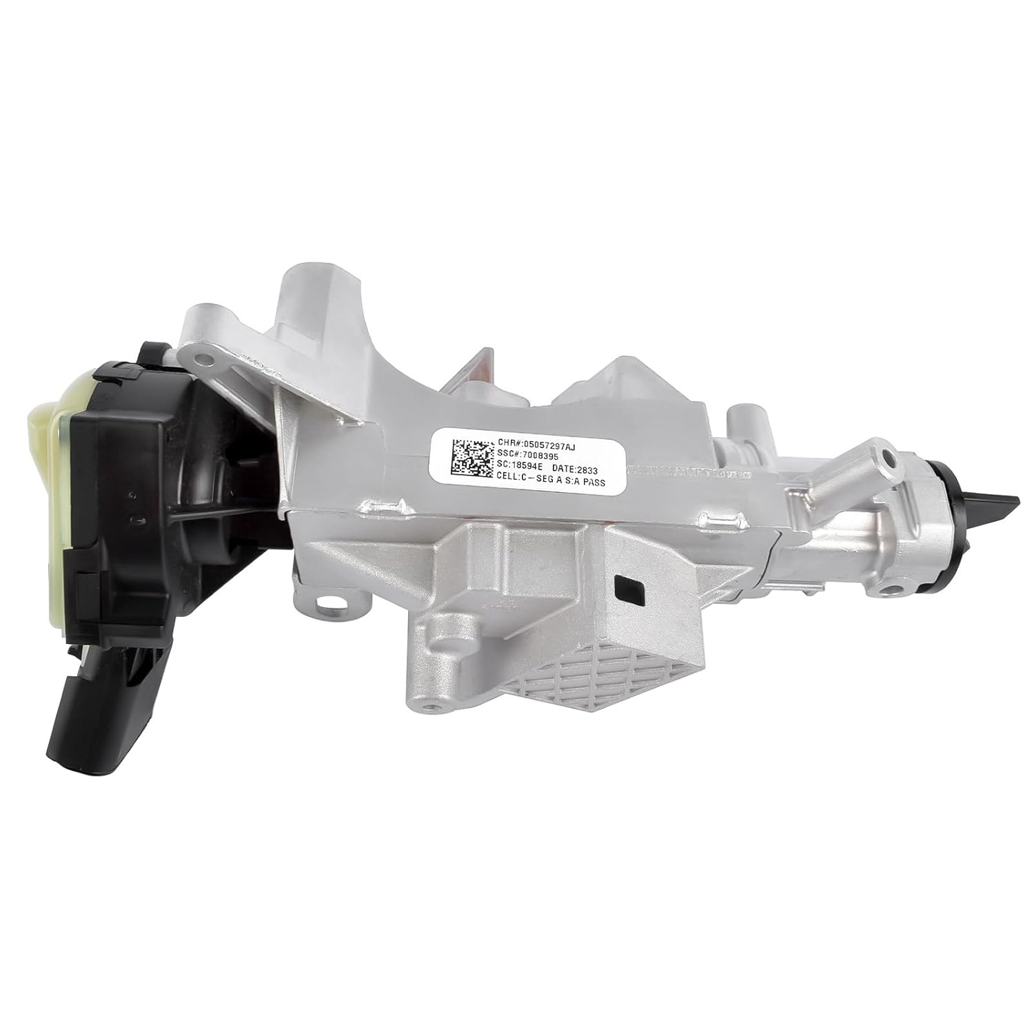 68054822AB Ignition Switch Cylinder Housing Replacement for 2007-2012 Chrysler Jeep Liberty Wrangler Compass Patriot Dodge Avenger Nitro Caliber 05057297AD 05057297AJ