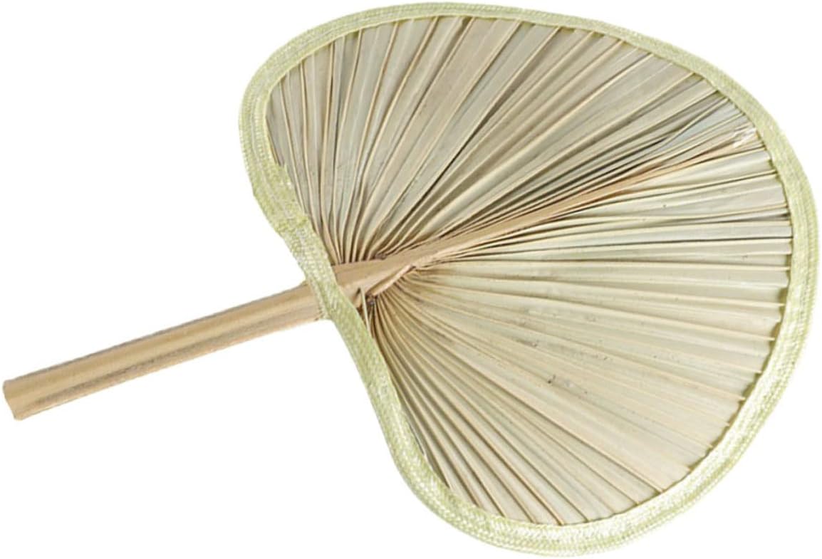 MAGICLULU 4pcs Handmade Weaving Fan Vintage Portable Hand Fan for Cooling Lightweight Decorative Accessory for Home Office and Outdoor Use for Adults and Boy Girl