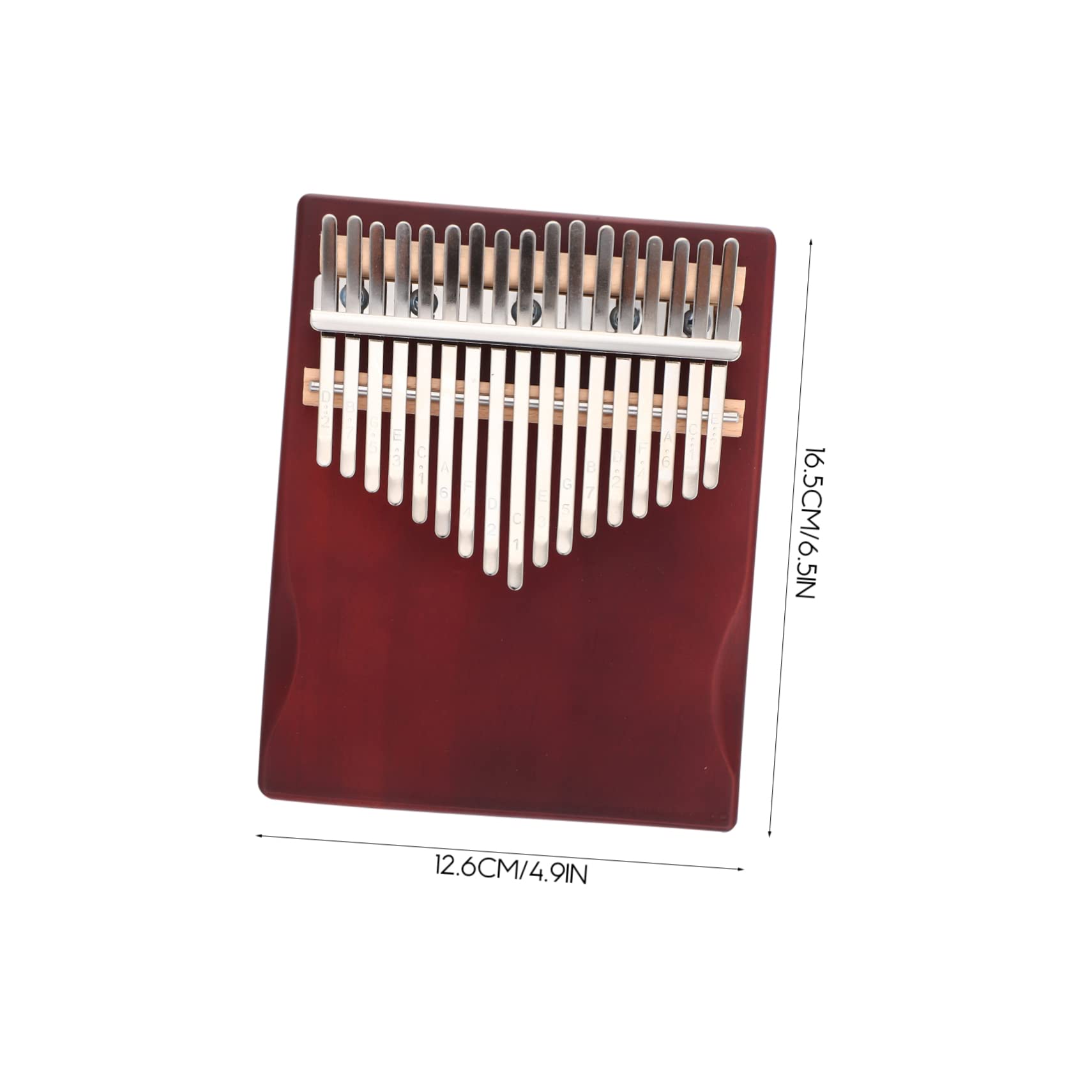 BESPORTBLE 1 Set Tone Kalimba Thumb Piano for Beginners Instrument with Workmanship Sound for Adults Music Supply for Learning and Enjoyment
