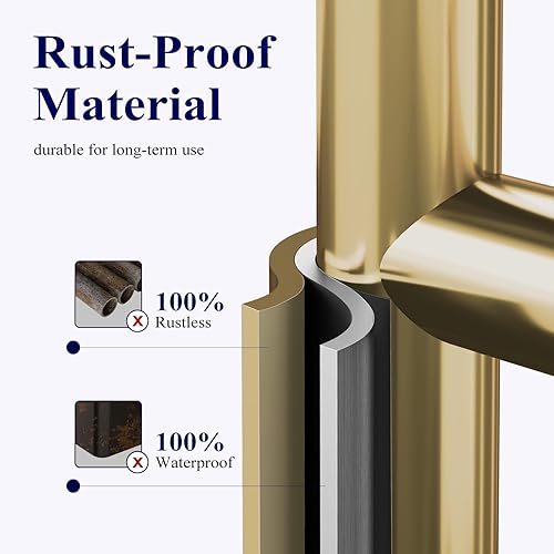 Miniatura 31 de Kitsure Soporte de papel higiénico de pie – Soporte de papel higiénico de metal inoxidable para 4 rollos con base antideslizante y estante para Negro