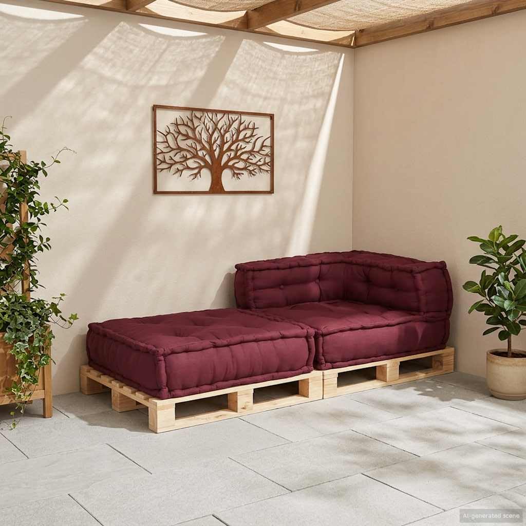 SYDE Sofá Modular Granate 70x70x54 cm | Relleno de espuma, algodón suave, diseño versátil, ideal para sala, cine en casa o porche
