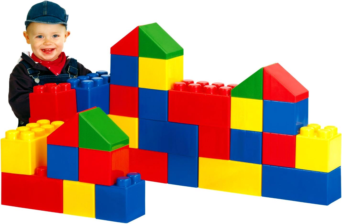 Wader 10591 - Large Building Blocks, XXL, 36 Pieces