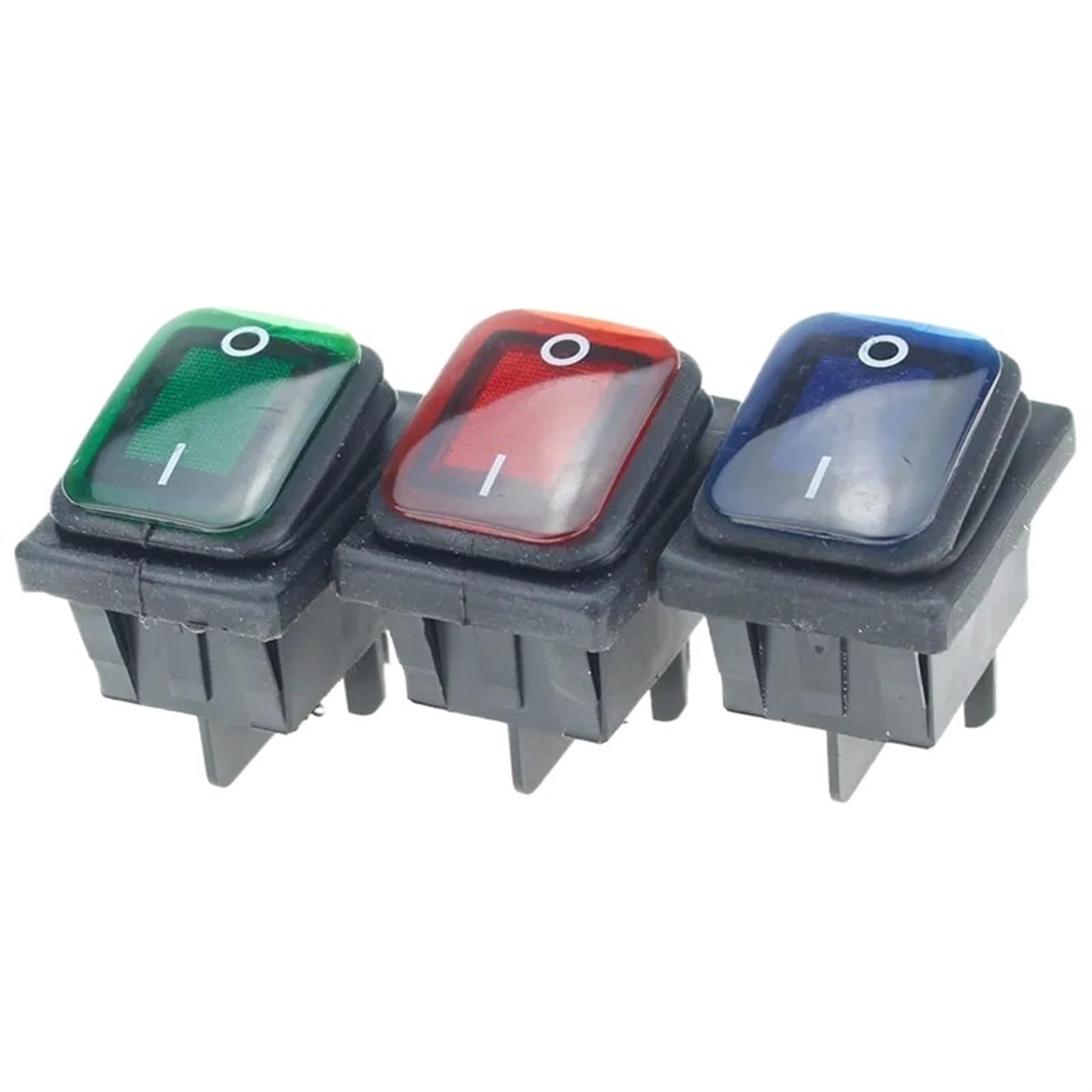 Interruptor marino de 4 pines resistente al agua IP67 para paneles de 12V 7