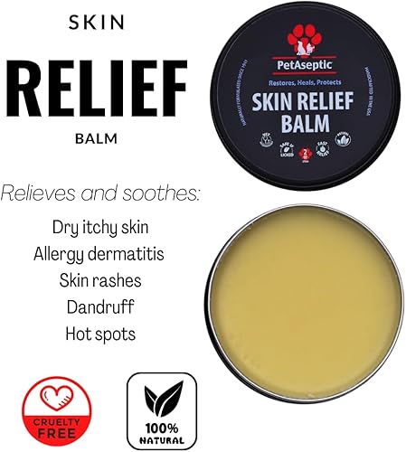 Miniatura 2 de PetAseptic Tratamiento tópico para la piel de los perros  Ayuda con cortes, quemaduras, erupciones, heridas, picazón seca en la piel, puntos