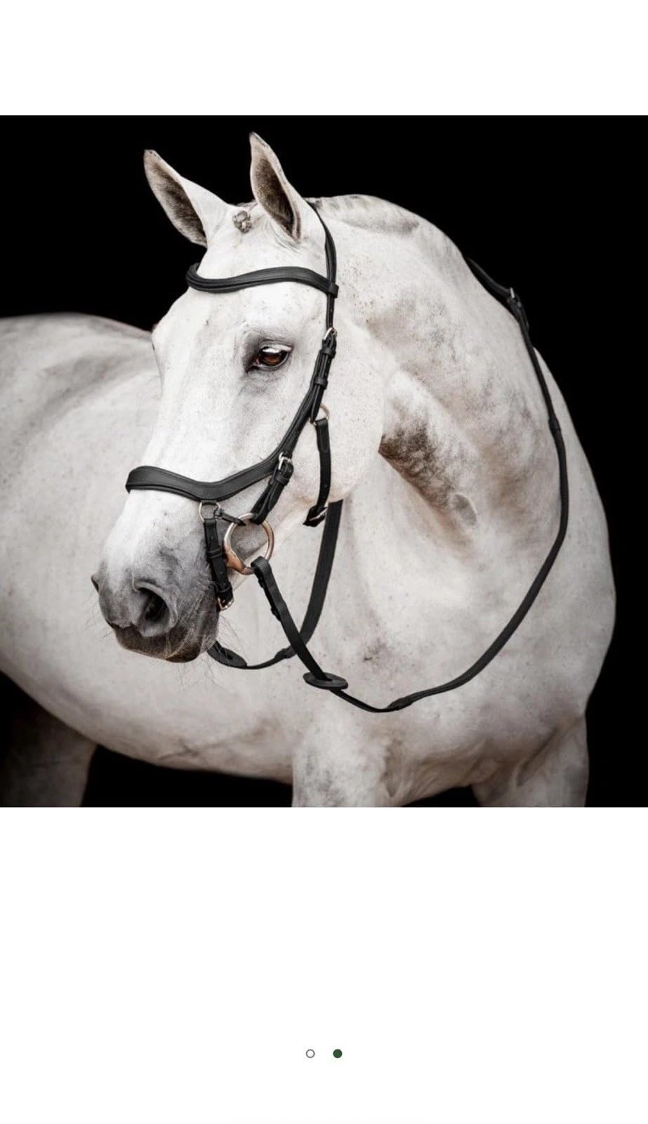 Horseware Ireland Micklem® Rambo Competition Bridle with Rubber Reins – Ergonomic Horse Riding Bridle | Premium Leather Equestrian Bridle Clearance - Large