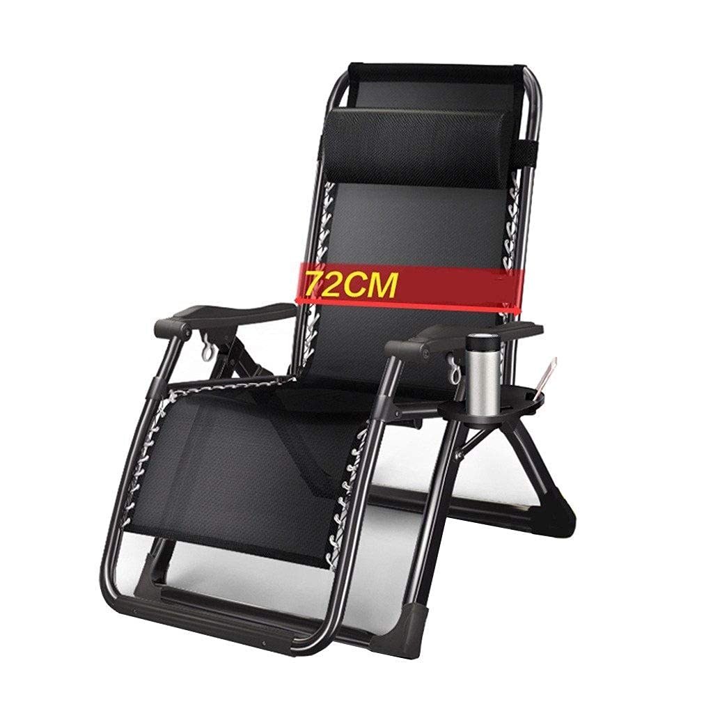 Chaises longues transats pliantes avec assise inclinable 67 cm