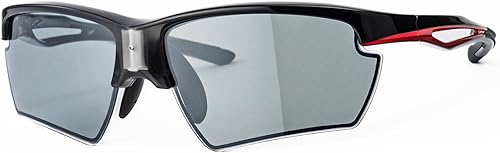 瞬間調光サングラス メンズ【光センサー搭載 0.1秒偏光調光/アジアンフィット UV400】ドライブ 運転 ゴルフ 野球 釣り 登山対応/鼻パッド調節可能/UVカット スポーツサングラス AF-801P瞬間調光サングラス メンズ【光センサー搭載 0.1秒偏…