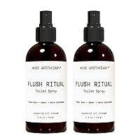 Vista 46 de Muse Apothecary Flush Ritual - Aerosol para inodoro aromático y refrescante, usar antes de ir, 4 onzas, infundido con aceites esenciales naturales