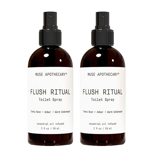 Miniatura 45 de Muse Apothecary Flush Ritual - Aerosol aromático y refrescante para inodoro, uso antes de ir, 8 onzas, infundido con aceites esenciales naturales