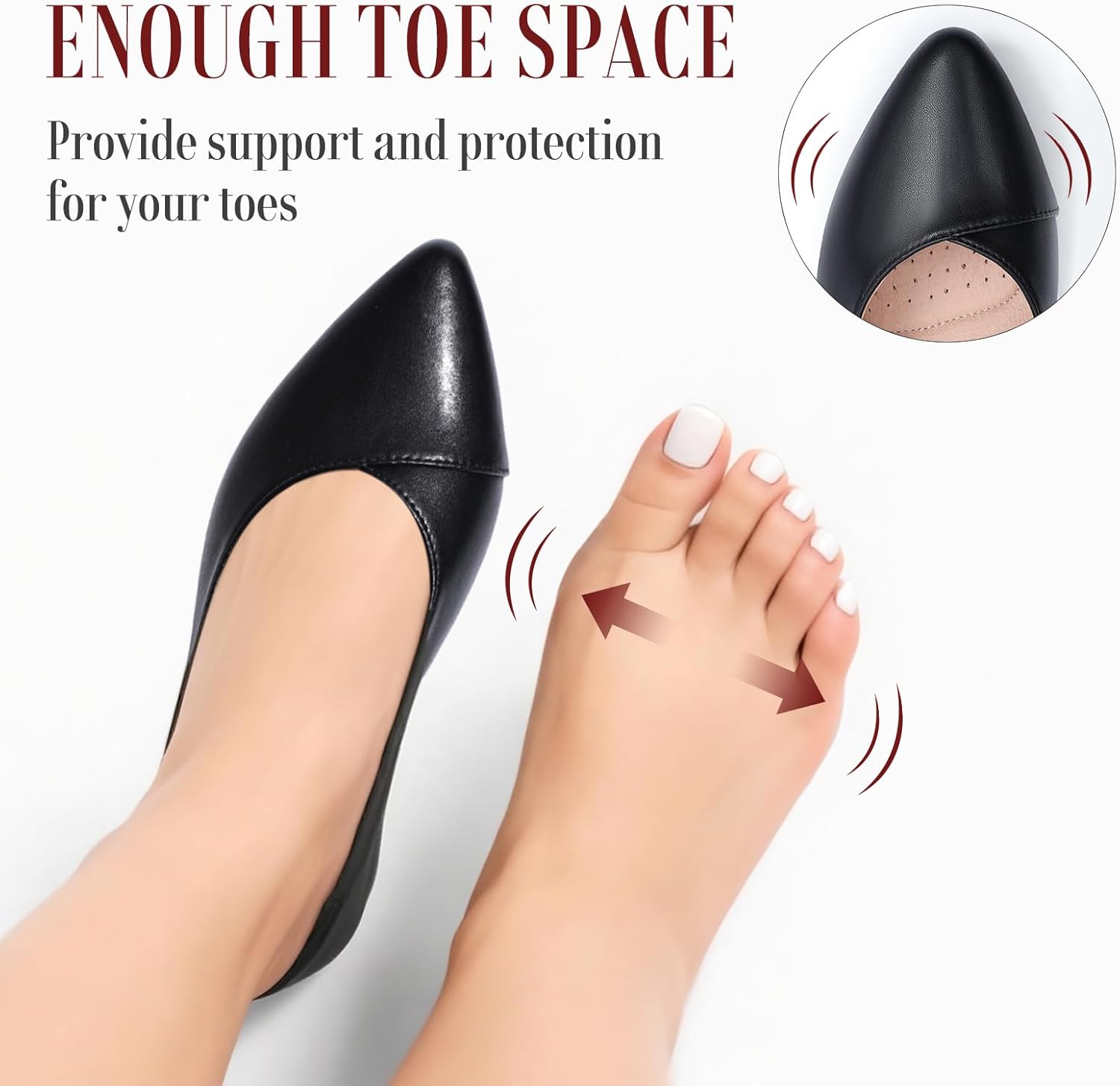 Vipost Wide Width Black Heels for Women Dress Shoes Low Chunky Block Closed Toe Heels Work Office Party Casual Classic Slip On Comfortabl Pumps - Image 6