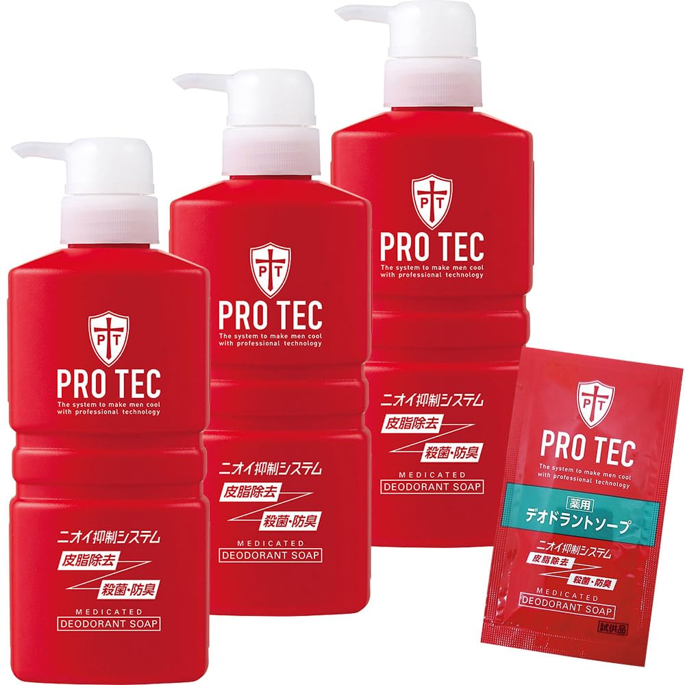 Amazon.co.jp: PRO TEC(プロテク) デオドラントソープ 本体 420ml×3個+