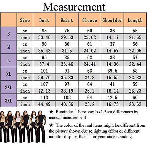 Acelyn Womens Elegant Sheer Mesh Sequin Puff Long Sleeve Blouse Mock Neck Slim Fit Shirt Top Girl Power Xl #TOP5