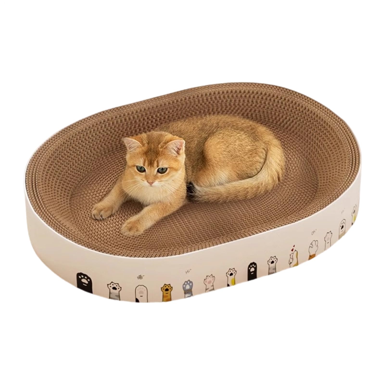 Tapis à griffes pour les chats avec surface de repos et de jeu interactive