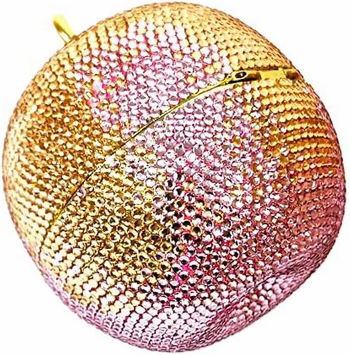 Novelty Apple Rhinestone Crystal Evening Bag for Women Glitter Diamond Clutch Purse Prom Party Handbag - Image 4