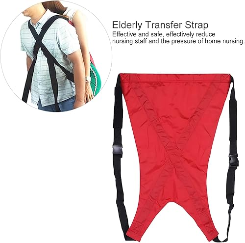 Miniatura 3 de Natudeco Correa de transferencia para pacientes, correa de elevación de doble capa, correa de espalda móvil para adultos, impermeable, herramienta