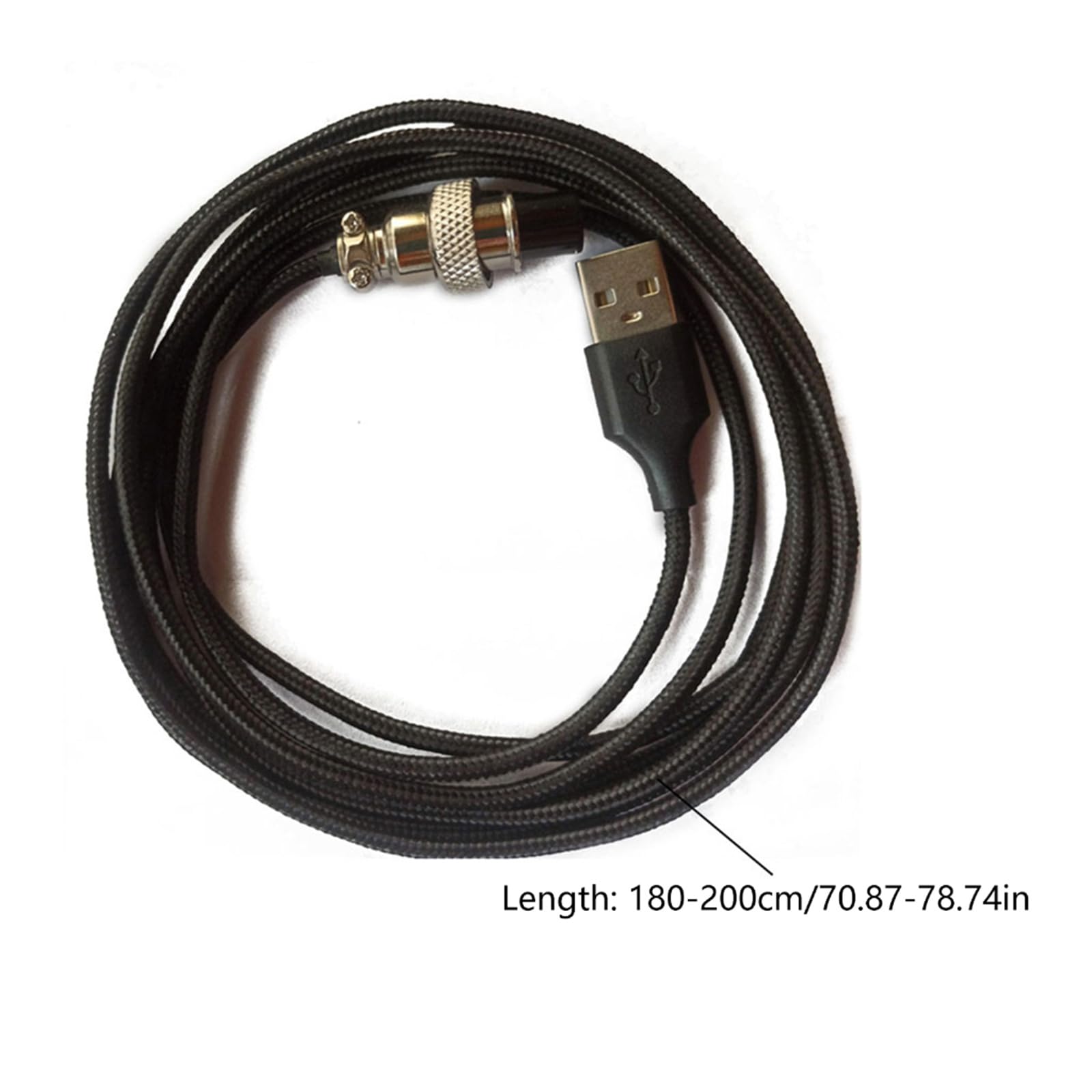 Cable de conexión USB trenzado de repuesto con conector para Panthera Stick Cable USB trenzado de repuesto