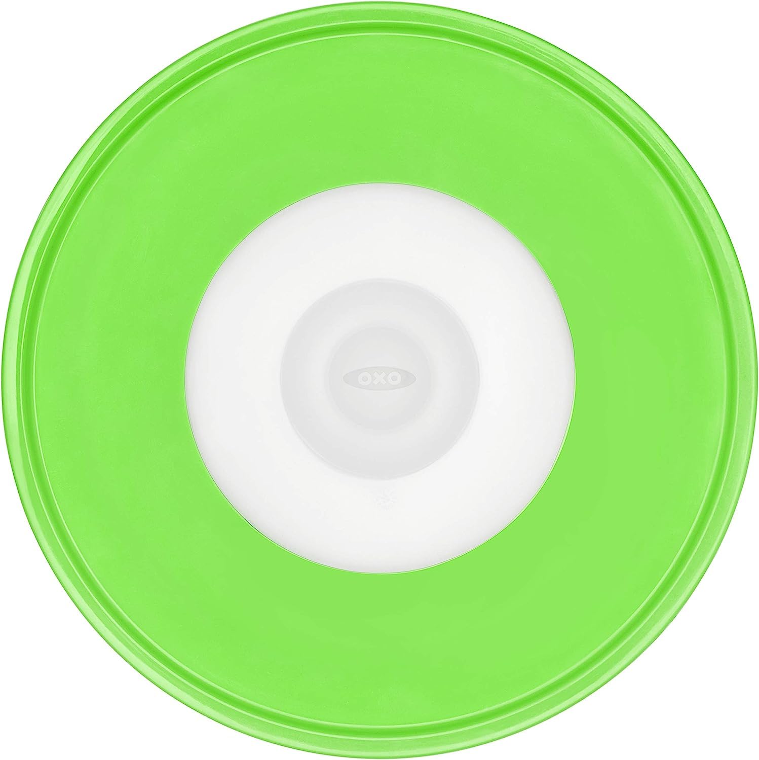 Oxo Green Silicone Reusable Lid Easy Grip 20Cm /White (Pack Of 2) (2)