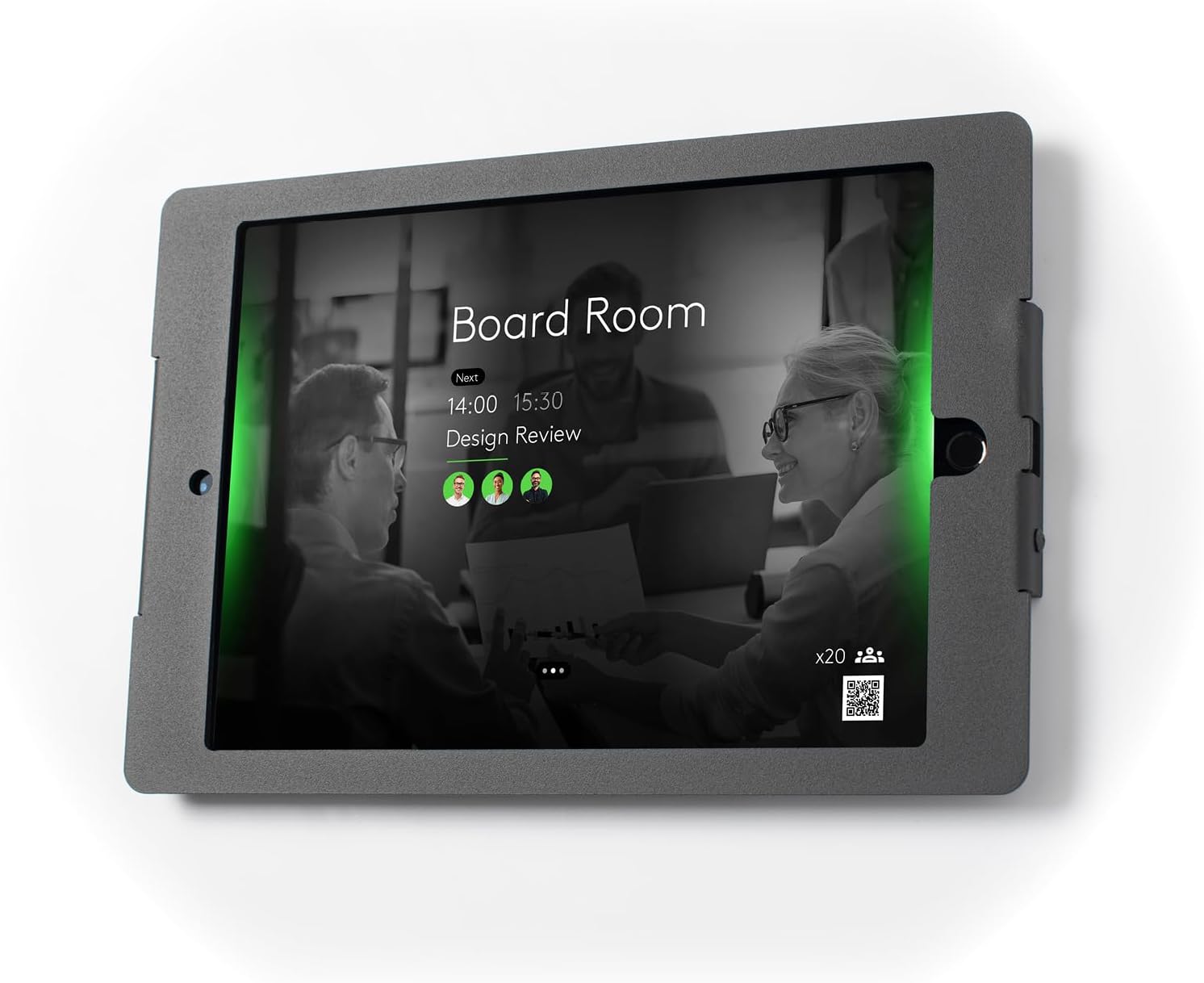Lite iPad Wall Mount | Secure & Robust Tablet Holder | Accessible Front Camera & Home Button | Tablet Wall Mount Compatible With 7th, 8th & 9th Gen (2019-2021) iPad 10.2 inch | Black