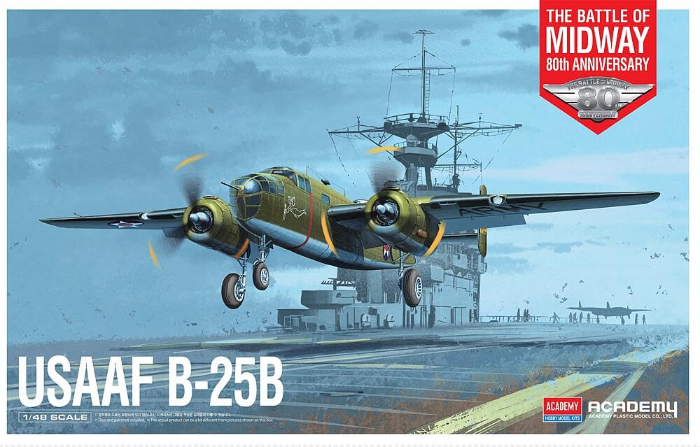 Amazon.com: Academy 12336 1/48 US Army Air Corps B-25B Operation