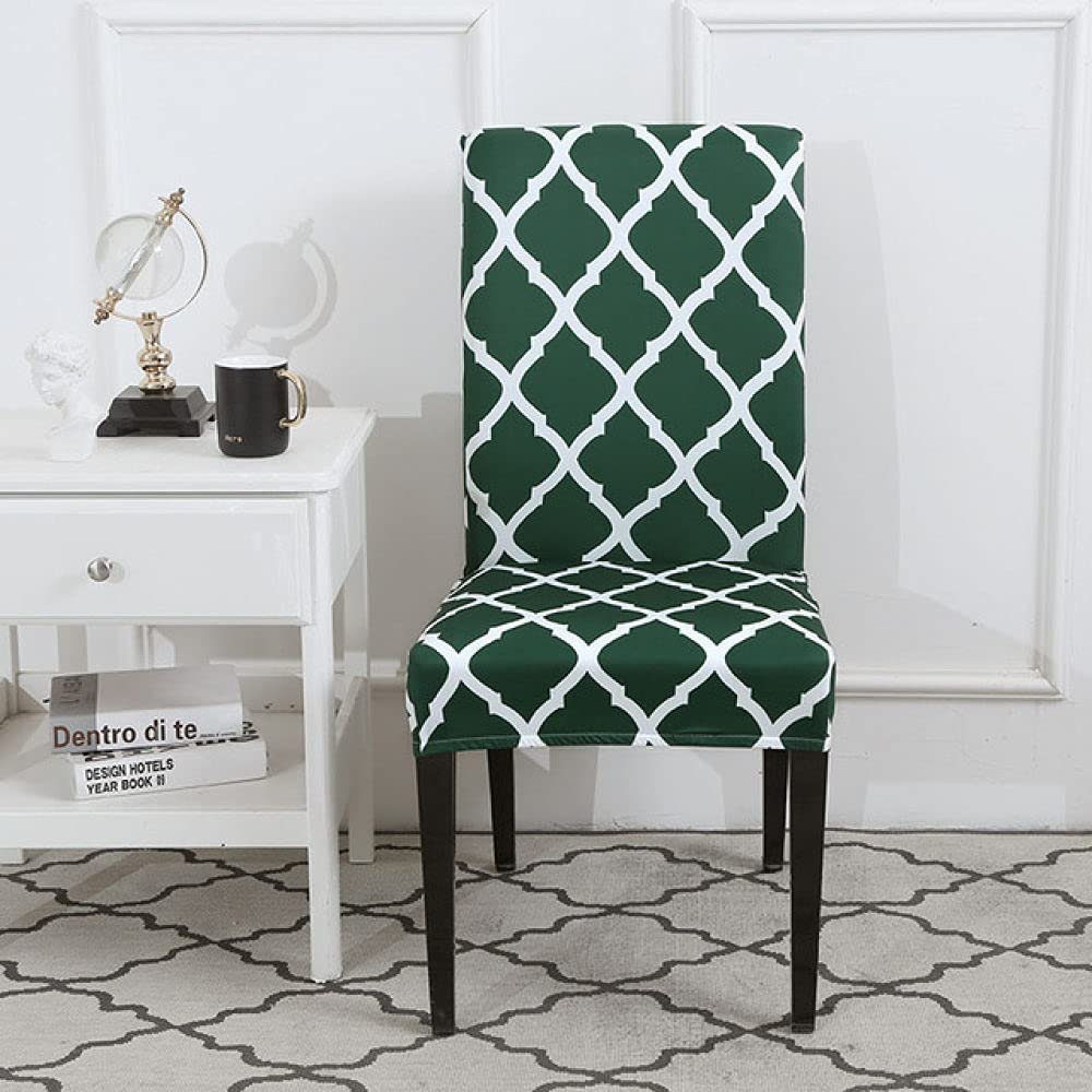 Housse de chaise de salle à manger géométrique pour décoration de fête et mariages
