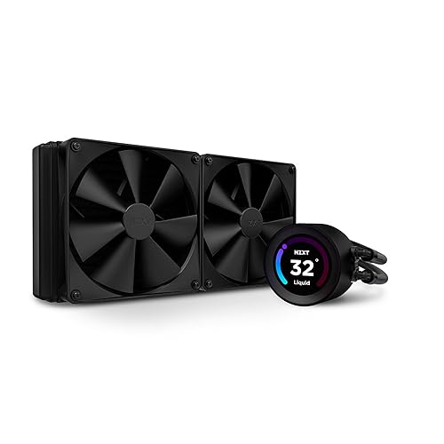 Miniatura 4 de NZXT Kraken Elite 240 - RL-KN24E-B1 - Enfriador líquido de CPU AIO de 9.449 in - Pantalla LCD personalizable de 2.36 pulgadas para imágenes,