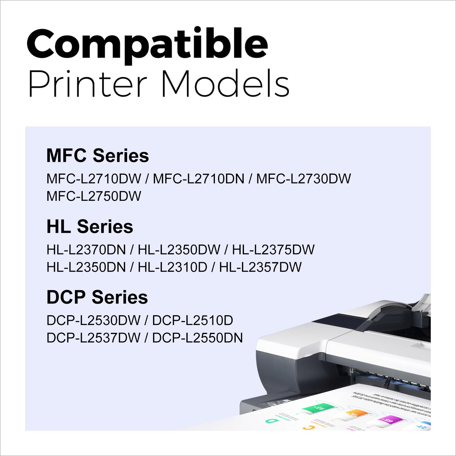 MYCARTRIDGE Cartucce Toner TN2420 Compatibili con Brother TN 2420 TN-2420 per Brother MFC-L2710dw MFC-L2710dn HL-L2350dw MFC-L2750dw DCP-L2510d HL-L2375dw HL-L2370dn