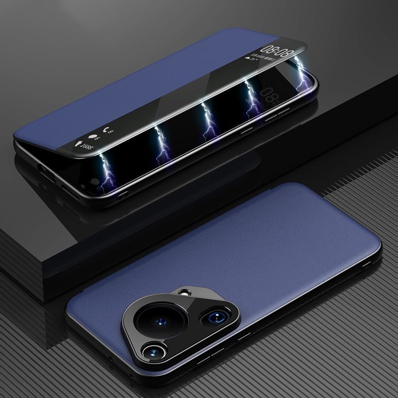 Étui Huawei Pura 70 Ultra haut de gamme en cuir PC et miroir rigide