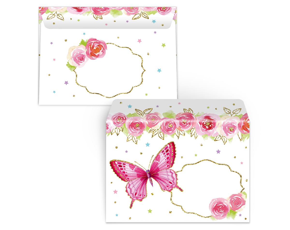Papier à lettre A5 avec enveloppes pour enfants - Bloc ligné 25 feuilles + 15 enveloppes