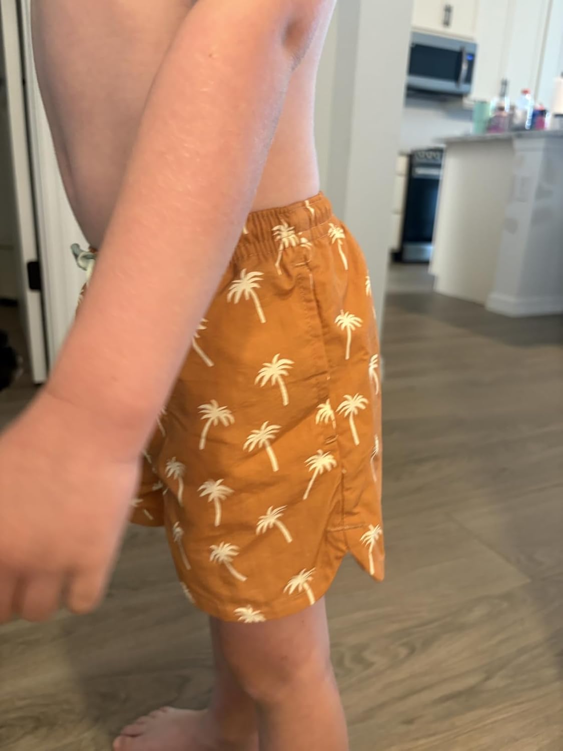 Baby Toddler Boys Swim Trunks Quick Dry Swim Shorts Blue Striped Swimsuits Light Weight Board Shorts Beach Wear - Image 5