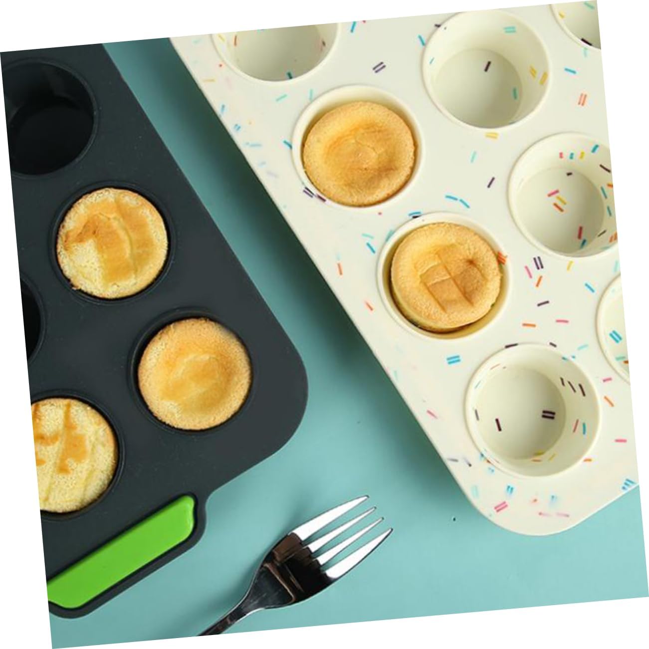 COLLBATH 1pc Silicone Bunny Cake Mold Creative Pudding Cookie Baking Mold for Beautiful Cakes Cavity Design Food-grade Material for Desserts and Treats