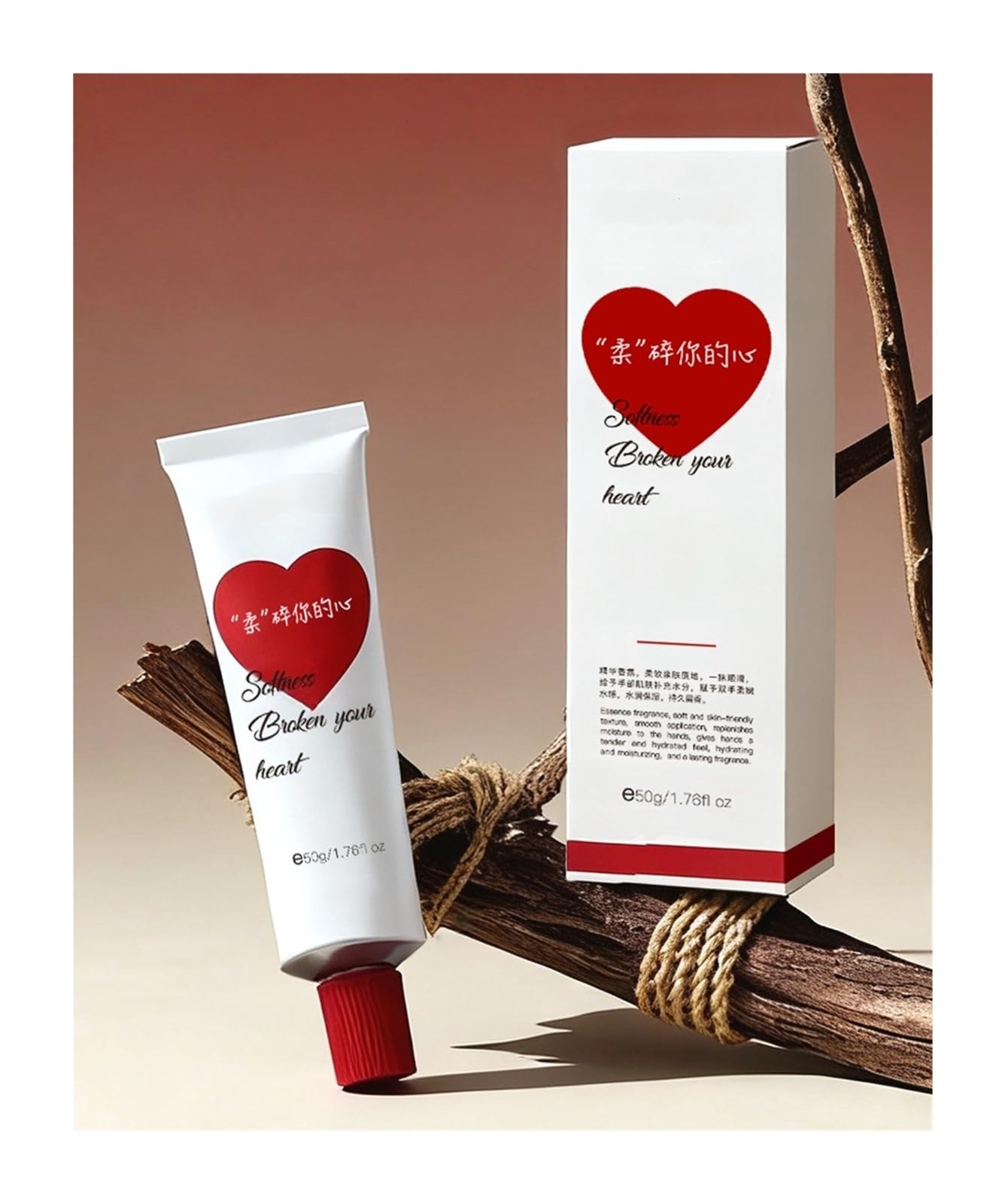 Crema mani profumata da 50 g | Anti-crepe, linee sottili leggere, sbiancante e illuminante(2pcs)