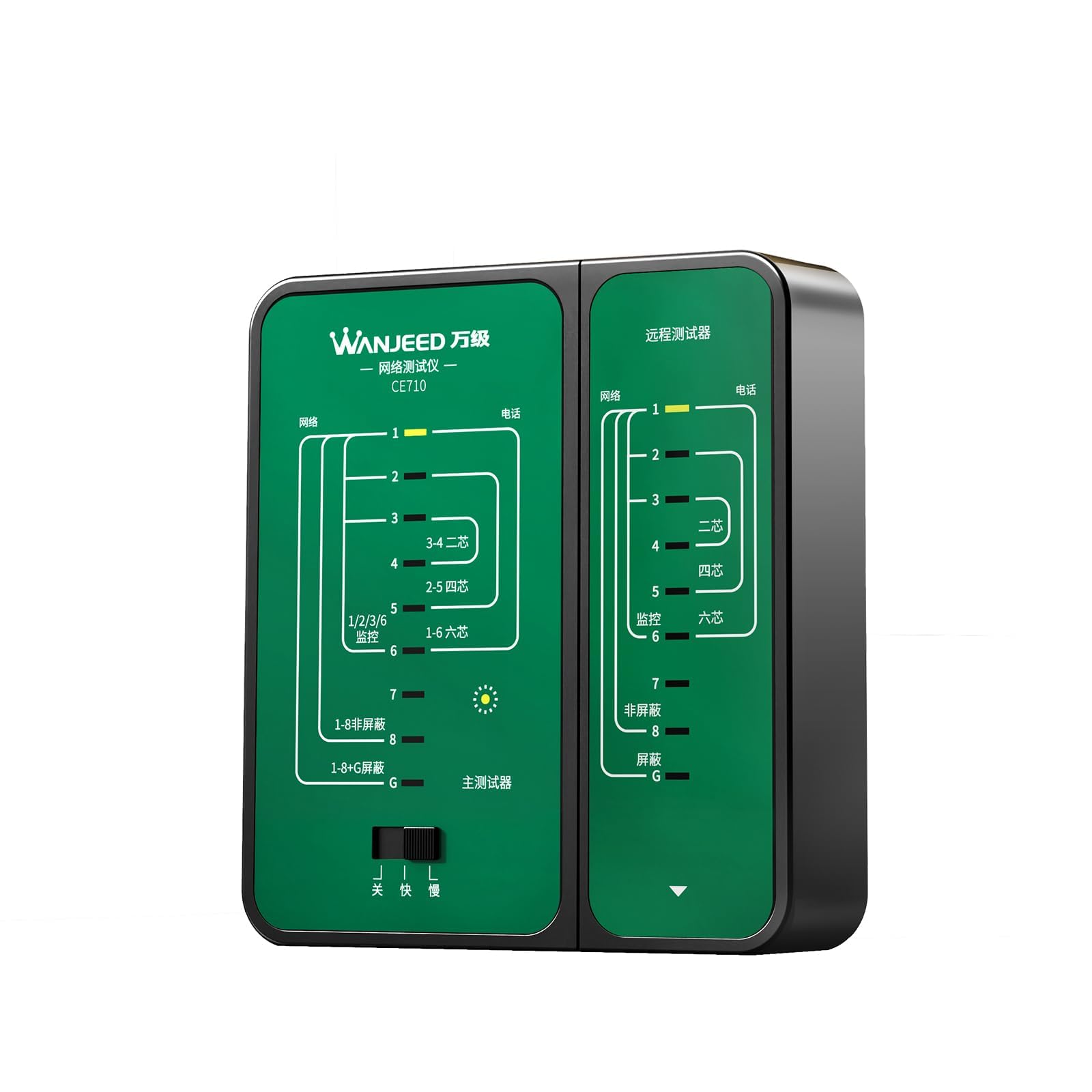 Professional Network Cable Tester - RJ45/RJ11 Compatible for CAT3/CAT5/CAT5E/CAT6/CAT6A/CAT7, POE & UTP/STP Continuity Tester with LAN Cable Mapping, AAA Batteries Included-image-38