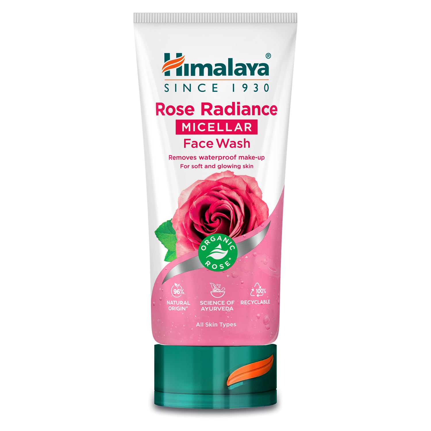 Himalaya Rose Micellar Make Up Removing Face Wash, For Soft and Glowing Skin, 150ml