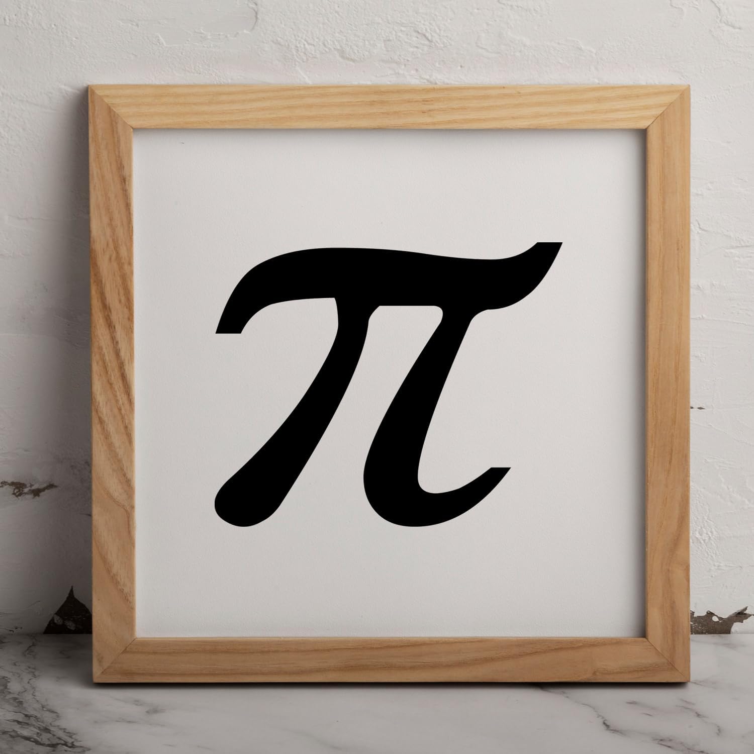 MAGJUCHE Pi Stencil 12 Inches, Reusable Pi Symbol Stencil for Painting DIY Crafts Decor