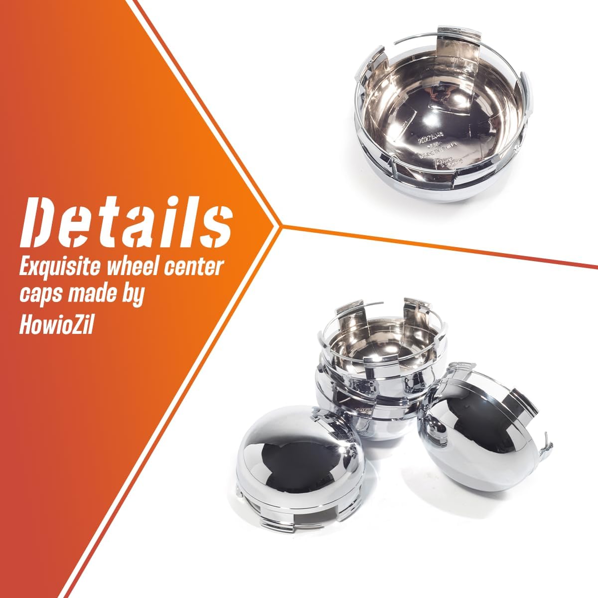 4Pcs 85mm(3.35in) Wheel Center Caps Wheel Rims Replacement PTR20-34071 PTR20-34004-15 Chrome Hub Caps, Compatible with 1995-2015 Tacoma 2001-2004 4Runner Tundra Sequoia Rim Caps