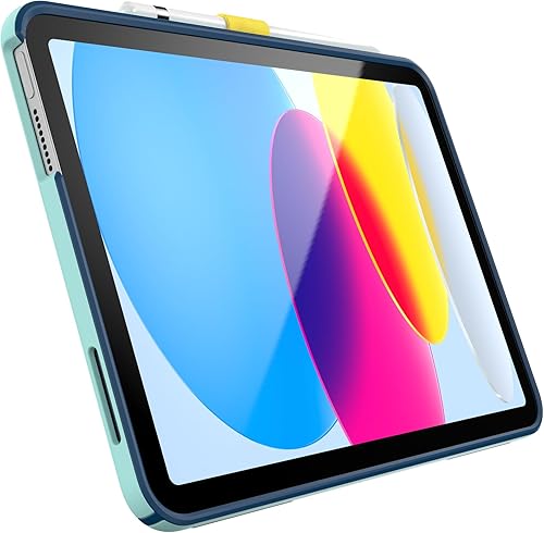Miniatura 3 de Speck StandyShell - Funda y soporte para tablet iPad de 10.9 pulgadas, resistente a los arañazos, protección contra caídas y soporte de liberación