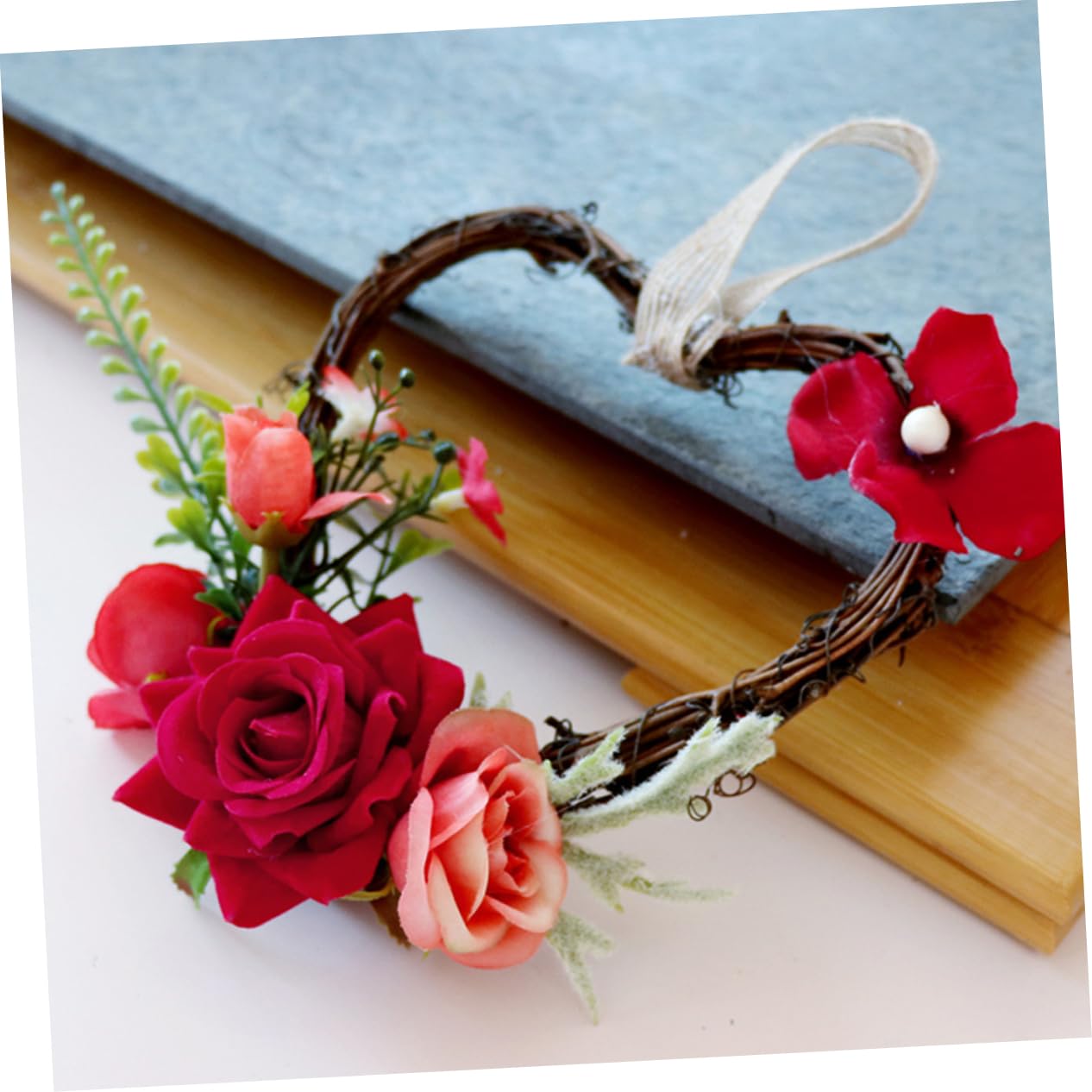 Abaodam 3piezas Guirnalda De Flores Artificiales Forma De para Bodas y Decoraciones Adorno De Puerta para